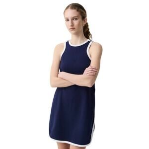 OVS Essential Short Dress Navy With White Trim Women's Size S